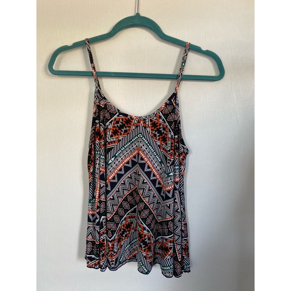 Blu Planet tribal print tank top